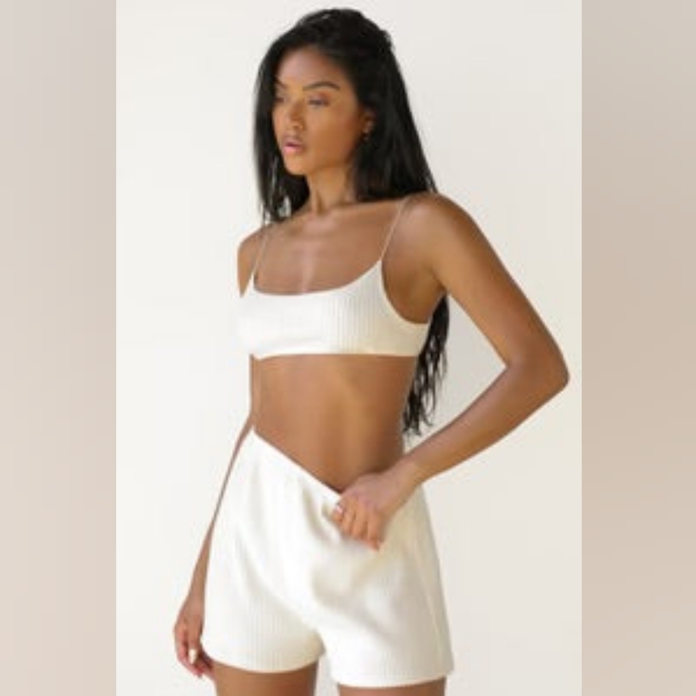 Joah Brown Luxe Corded Open Back Bra Top, Sz XS/S Excellent Condition - Picture 10 of 15
